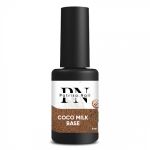 Coco milk base каучуковая база для гель-лака, молочная, полупрозрачная, 8 мл Patrisa Nail