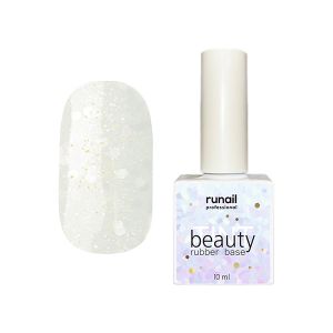 Каучуковая цветная база beautyTINT glitter mix №6767, 10 мл Runail - NOGTISHOP