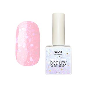 Каучуковая цветная база beautyTINT glitter mix №6769, 10 мл Runail - NOGTISHOP