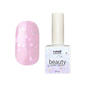 Каучуковая цветная база beautyTINT glitter mix №6774, 10 мл Runail - NOGTISHOP