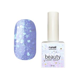 Каучуковая цветная база Runail beautyTINT glitter mix №6776, 10 мл - NOGTISHOP