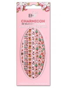 Charmicon 3D Silicone Stickers №69 Merry Christmas