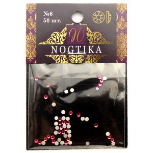 Стразы цветные ROSE Розовый №6 (50 шт) Nogtika Swarovski - NOGTISHOP