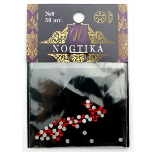 Стразы цветные SIAM  Красный рубин №6 (50 шт) Nogtika Swarovski - NOGTISHOP