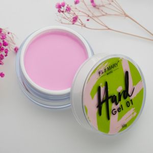 Hard Gel №01, 50 гр. жесткий гель FLY MARY - NOGTISHOP