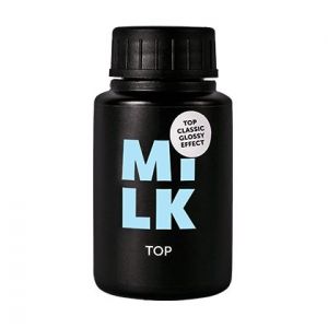 Топ для гель-лака  с липким слоем MILK TOP CLASSIC GLOSSY EFFECT, 30 мл - NOGTISHOP