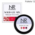 NR Твердые гель-лаки SOLID GEL MIX, Pallete 12 (flash 01,209,174)