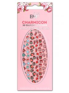 Charmicon 3D Silicone Stickers №70 Merry Christmas