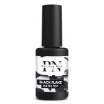 Топ матовый без липкого слоя Matte Black Flake с черными хлопьями, 8 мл Patrisa Nail