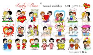 Series F-074 Lucky Rose  - NOGTISHOP
