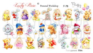 Series F-078 Lucky Rose  - NOGTISHOP