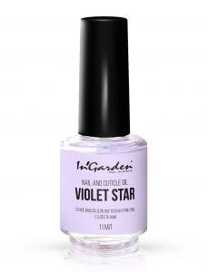 Nail and cuticle oil Violet star Сухое масло для ногтей и кутикулы с блёстками InGarden, 11мл  - NOGTISHOP