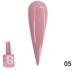 Rubber Base Coat French №05, 15 мл., Каучуковая база для гель лака френч, Global Fashion - NOGTISHOP