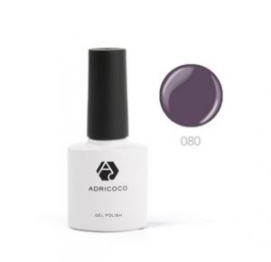 Цветной гель-лак ADRICOCO №080 дымчато-фиолетовый, 8 мл. - NOGTISHOP