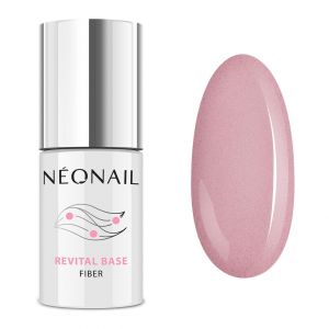 Базовое покрытие Revital Base Fiber Blinking Cover Pink с шиммером NeoNail 7,2 мл - NOGTISHOP