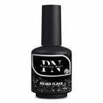 Топ глянцевый без липкого слоя Silver Flake с серебряными хлопьями, 16 мл Patrisa Nail