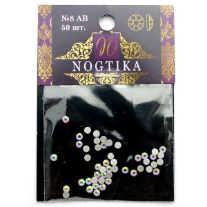 Стразы голография №8AB (50 шт) Nogtika Swarovski - NOGTISHOP