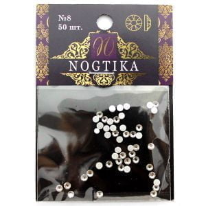 Стразы прозрачные №8 (50 шт) Nogtika Swarovski - NOGTISHOP