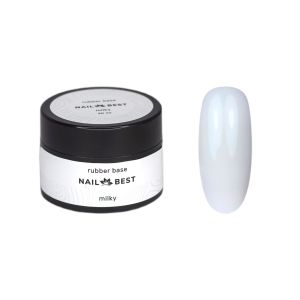 Base Nail Best Milky Rubber Base, в банке 30 g - NOGTISHOP