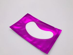 Патчи под глаза для наращивания и окрашивания ресниц, фиолетовая упаковка, 1 пара - NOGTISHOP