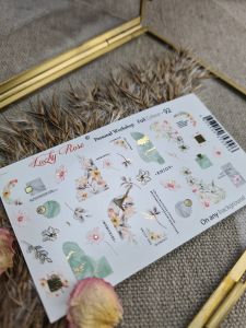 Слайдер-дизайн Foil Color Gold №92, Lucky Rose - NOGTISHOP