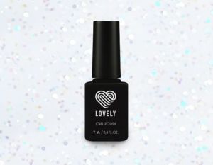 Топ без липкого слоя Lovely с радужными микроблестками "Show", 7 ml - NOGTISHOP