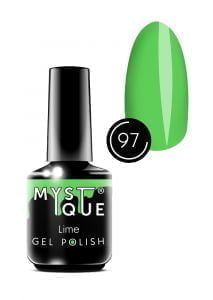 Гель-лак Gel Polish №97 «Lime» Mystique, 15 ml