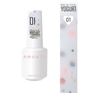 BASE Rubber Yogurt 01 (средняя консистенция) - 10ml - NOGTISHOP