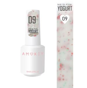 BASE Rubber Yogurt 09 (средняя консистенция) - 10ml - NOGTISHOP