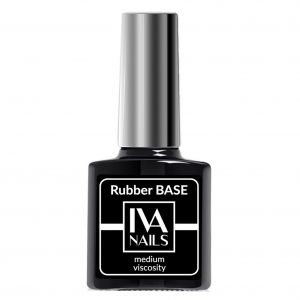 Base Rubber Medium Viscosity, 15 ml. каучуковая база IVA Nails - NOGTISHOP