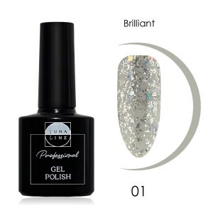 Гель-лак LunaLine Brilliant №01, 10 мл   - NOGTISHOP