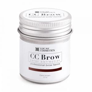 Хна для бровей CC BROW (DARK BROWN) в баночке (Темно-коричневый), 10 гр