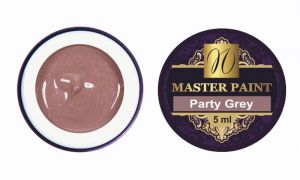 Гелевая краска Master Paint Party Grey, 5 мл - NOGTISHOP