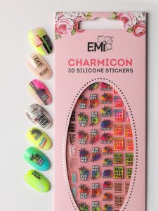 Charmicon 3D Silicone Stickers №80 Пальмы