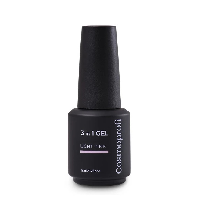 Универсальный гель 3в1 Light Pink Cosmoprofi, 15 мл - NOGTISHOP