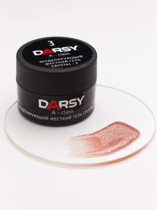 Моделирующий жесткий гель CRYSTAL №03, DARSY, баночка 15 мл - NOGTISHOP