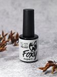 Верхнее матовое покрытие без липкого слоя VELVET (No wipe top gel VELVET), FOXY, 10 мл