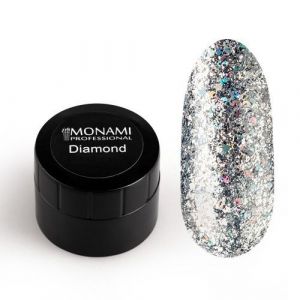 Гель-лак с блеском Diamond Silver Star MONAMI, 5 г. - NOGTISHOP