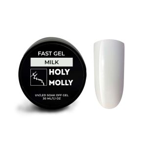 Fast gel Holy Molly MILK 30 мл - NOGTISHOP
