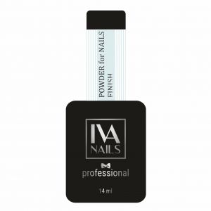 Идеальный каучуковый топ Powder for nails FINISH IVA Nails, 14 мл - NOGTISHOP