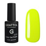 Гель-лак Grattol GTC036 Lemon неон, 9мл.