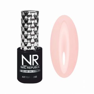 Art Top Gloss №20 PROVENCE Персиковая мякоть Nail Republic, 10 мл   - NOGTISHOP