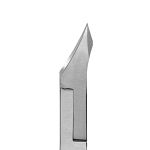 Кусачки для кутикулы, 4 мм, Закругленные ручки, M 01/4, Hanzo Steel