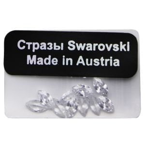 Стразы Swarowski "Алмазы" 10 шт, Рисинка, IRISK - NOGTISHOP