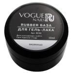 Каучуковая Rubber Base Vogue Nails база для гель-лака, в банке без кисточки, 30 мл