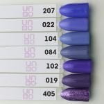 Гель–лак №207 Lilac-Blue Сиренево-синий UNO, 12мл 