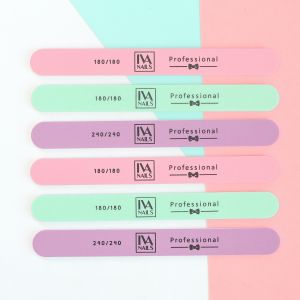 Пилка "Овал" Розовая 180/180 IVA Nails   - NOGTISHOP