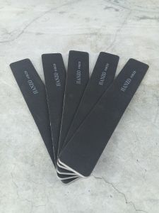 Пилки прямые широкие черные UT405A 150/220, 5 шт, Hanzo - NOGTISHOP