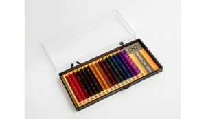Ресницы цветные, 16 рядов, С-изгиб, диам.0,15 x 12mm, Kodi - NOGTISHOP