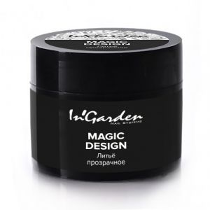 Гель-краска InGarden Magic Design для литья, прозрачная, 4 мл - NOGTISHOP